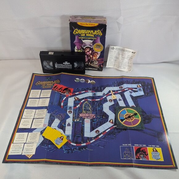 Disney Gargoyles The Movie Heroes Awaken VHS w/ Interactive VCR Board Game 1994 - Picture 1 of 16